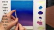 Night Sky  Acrylic Painting Tutorial for Beginners Step by Step  ( ENG SUB )