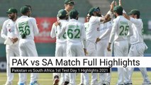 Pakistan vs South Africa || 1st Test - Day 1 || Full Match Highlights || cricket highlights 2