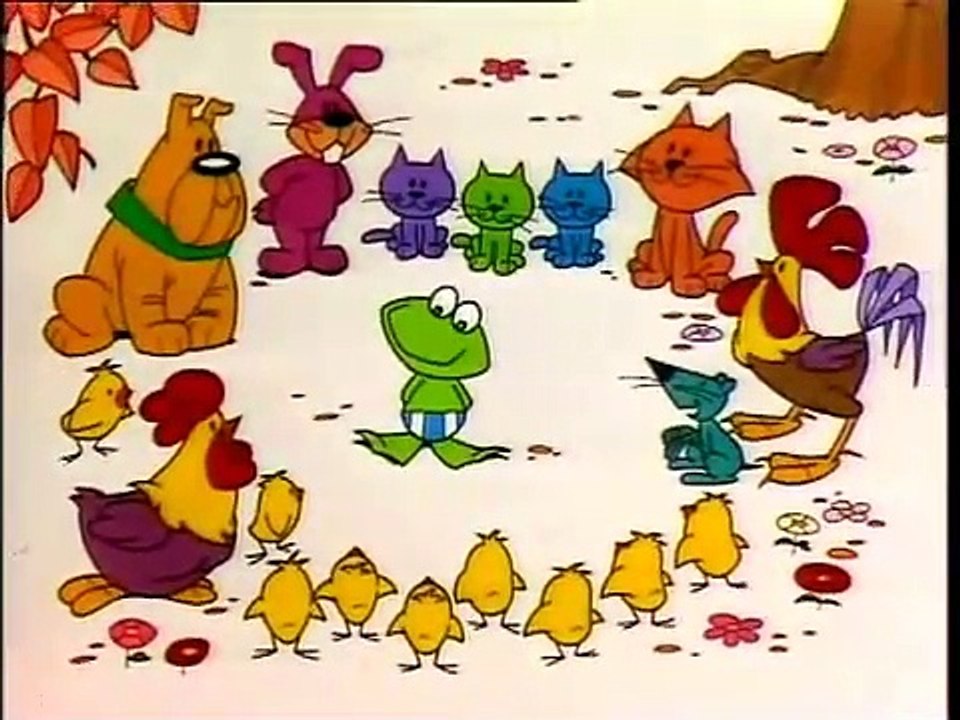 Plons de gekke kikker en de zwarte eend