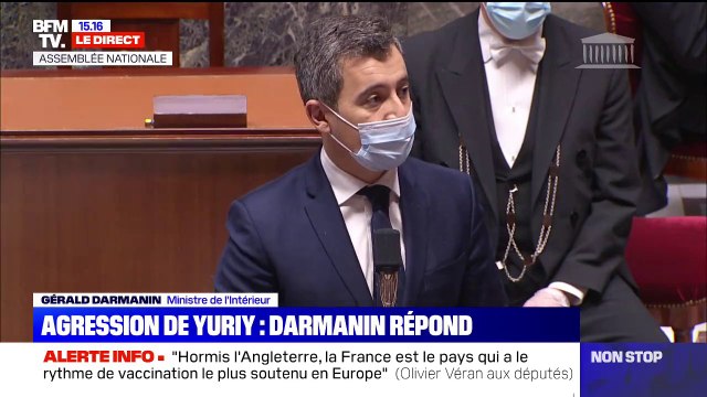 Gérald Darmanin sur l'agression de Yuriy: La République ne peut pas toujours faire le travail que doivent faire les parents