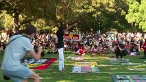 Thousands of Australians defy virus rules to protest 'Invasion Day'