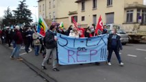 Manifestation des enseignants de Saône-et-Loire à Mâcon