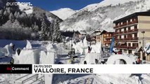 Frostige Kunstwerke: Der Eisskulpturen-Wettbewerb von Valloire
