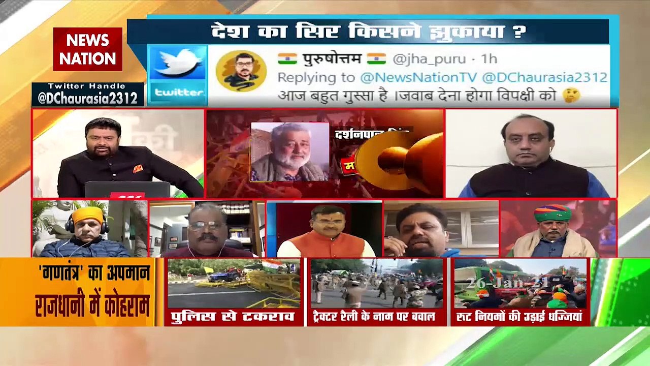 Desh Ki Bahas : आज कोई किसान नेता दिखाई नहीं दि...