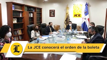 La JCE conocerá el orden de la boleta