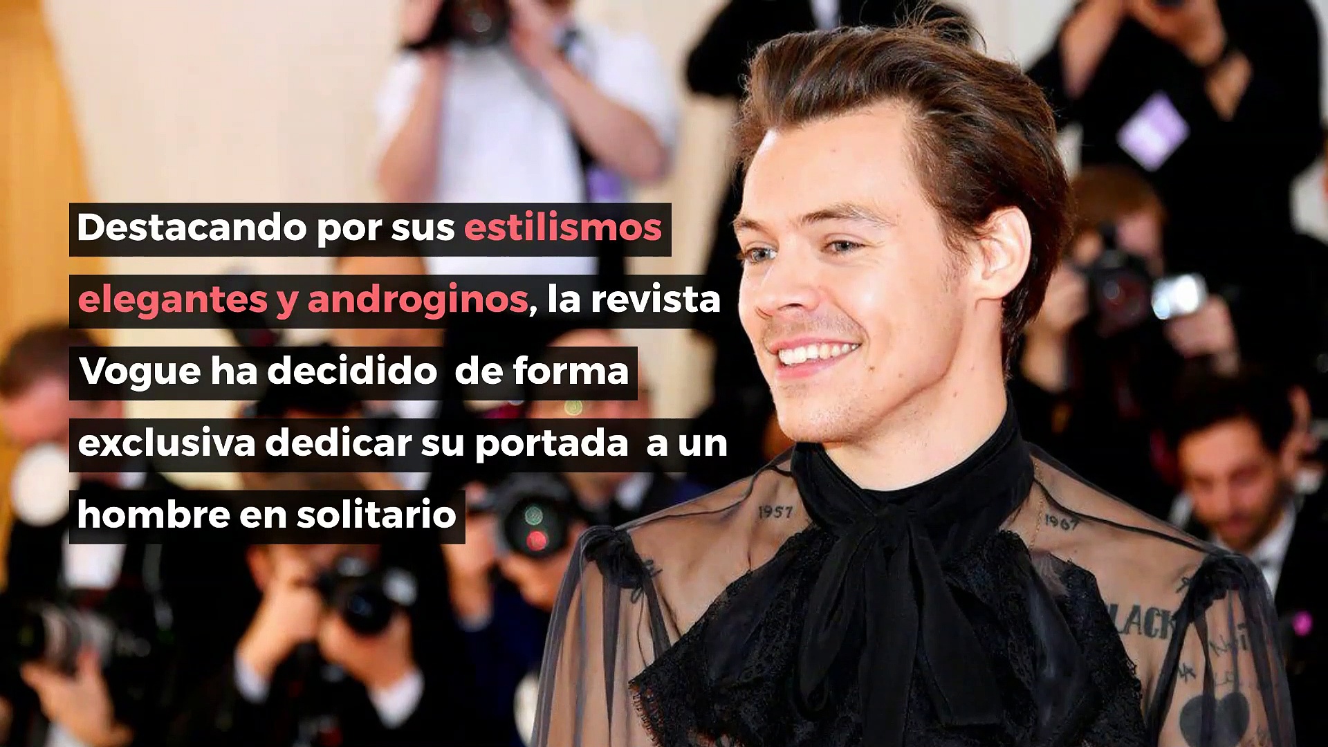 ⁣Que hay detrás de la portada de Vogue de Harry Styles