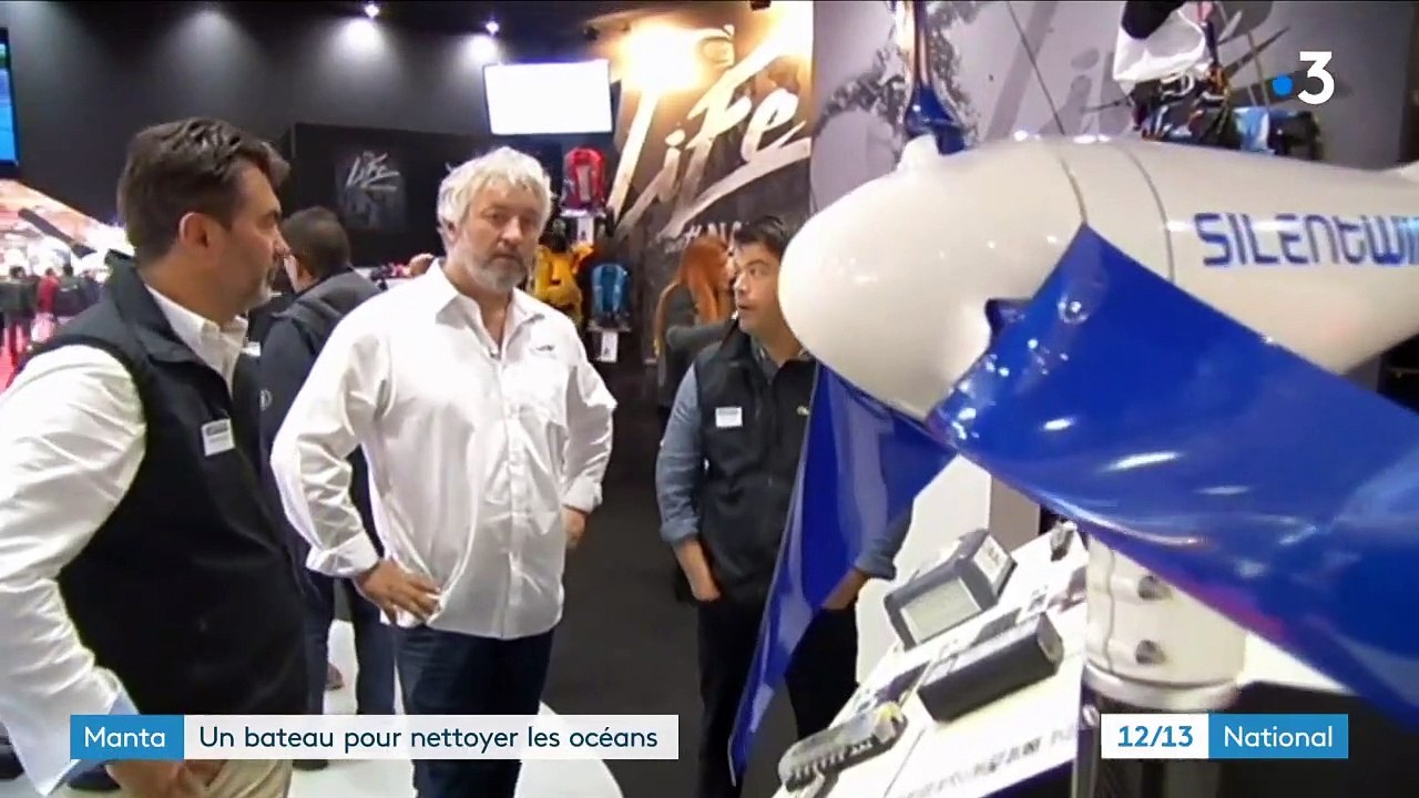 Pollution : un catamaran hors-norme pour nettoyer les océans de ses déchets plastiques