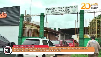 Posadas, disminuyó a gran escala la concurrencia a las verificadoras luego de la no exigencia de la VTV por 60 días