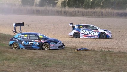TCR Tasmania 2021 Race 3 Bargwanna Huge Crash Moffat