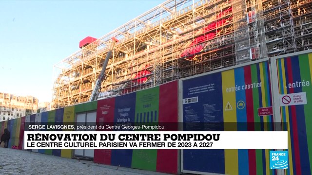 Rénovation du Centre Pompidou : le centre culturel parisien va fermer de 2023 à 2027