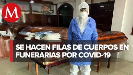 Saturación de servicios funerarios están al máximo en la CdMx