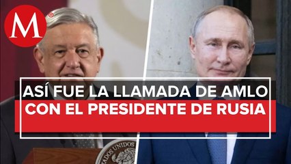 AMLO y Putin acuerdan la llegada de 24 millones de dosis de la vacuna rusa