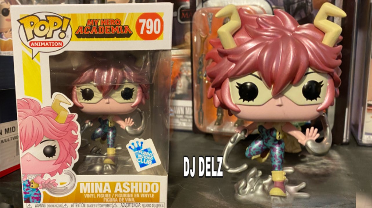 My Hero Academia Mina Ashido Funko pop Metallic GameStop exclusive Vinyl figure