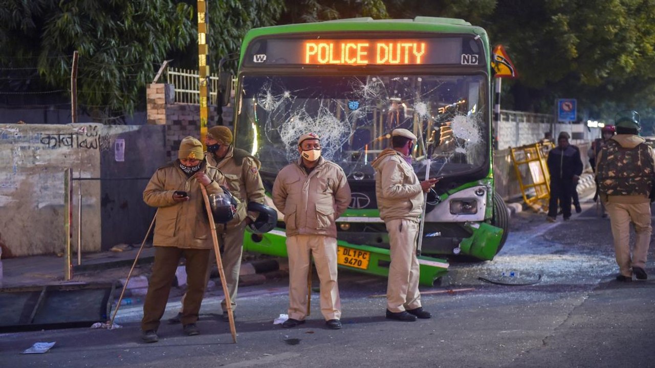 Protesters violated the terms of tractor rally:...