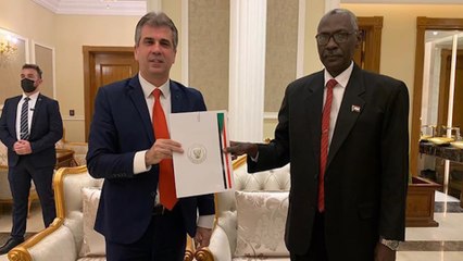 وزير الاستخبارات الإسرائيلي يزور السودان ويوقع اتفاقيات