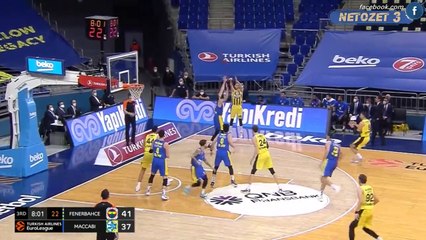 Fenerbahçe ❽❷-❼❺ Maccabi Tel Aviv (GENİŞ ÖZET)