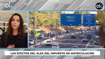 Los efectos del alza del impuesto de matriculación