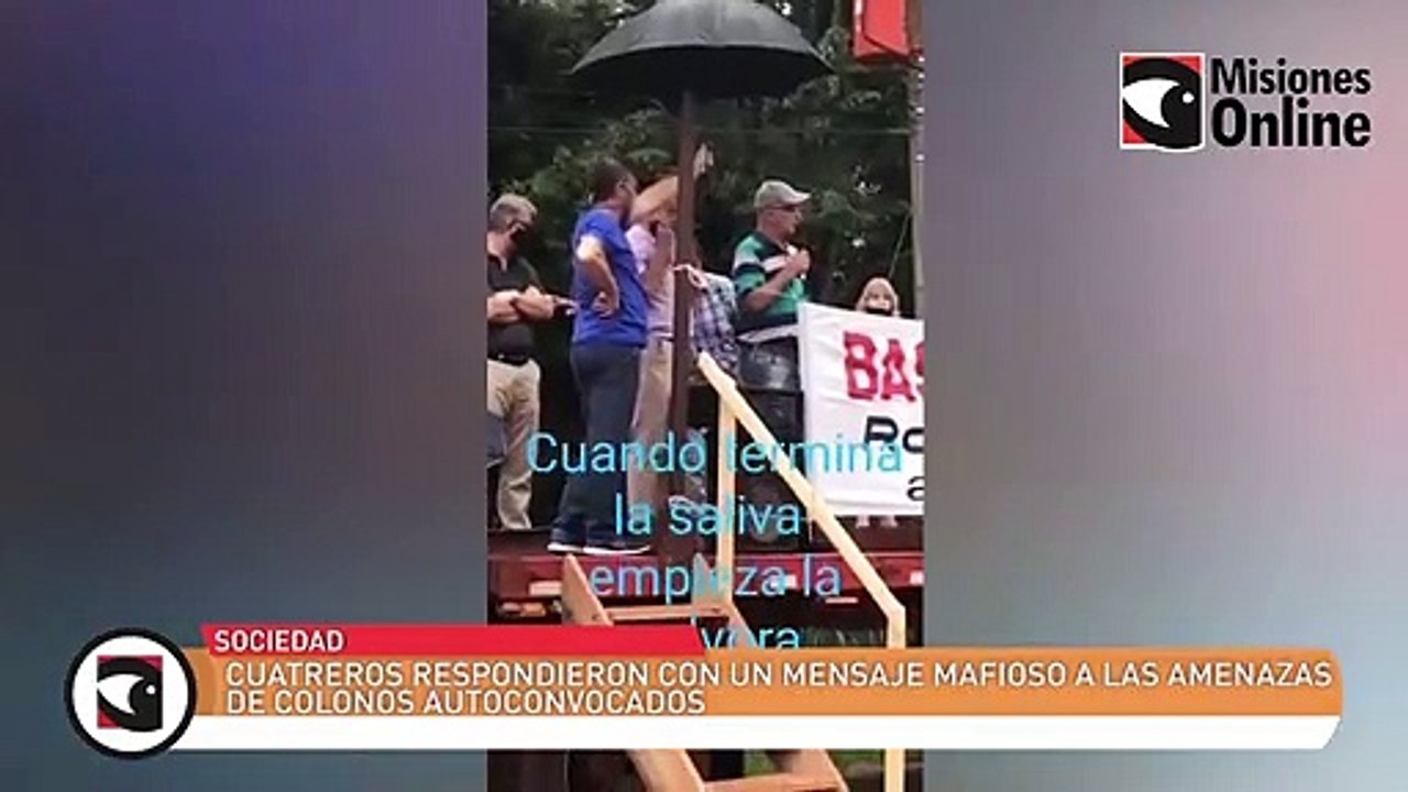 Cuatreros respondieron con un mensaje mafioso a las amenazas de colonos autoconvocados