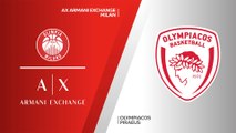 AX Armani Exchange Milan - Olympiacos Piraeus Highlights | Turkish Airlines EuroLeague, RS Round 22