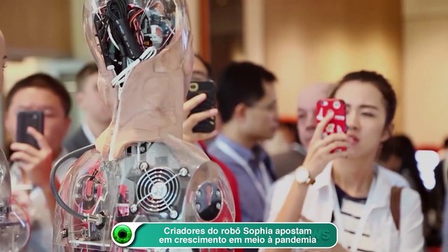 Criadores do robô Sophia apostam em crescimento em meio à pandemia