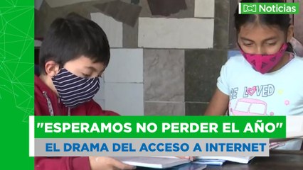 "Esperamos no perder el año de nuevo": niños sin internet para clases virtuales