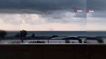 Antalya'da korkutan hortum