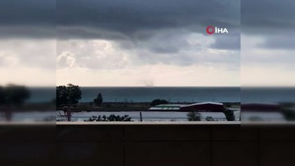 Antalya'da korkutan hortum