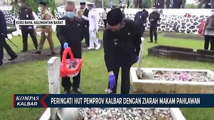 Menyambut Hari Jadi Pemprov Kalbar, Gubernur & Jajaran Berziarah ke Makam Pahlawan