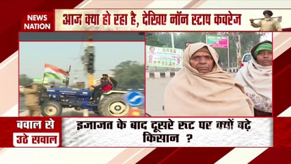 Farmer Protest: चिल्ला बॉर्डर- किसानों ने लगाया दिल्ली पुलिस पर वादा खिलाफी का आरोप