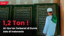 Pondok Pesantren di Bogor Menyimpan Al-Qu'ran Raksasa dari Pelepah Pisang dan Lempengan Baja