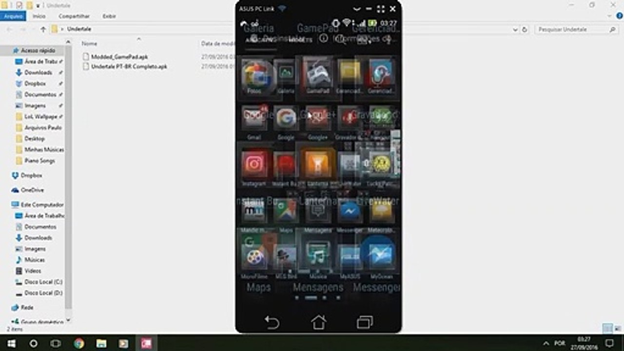 Como Instalar Undertale PT-BR no Android (GamePad Funcionando)