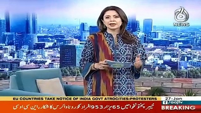 Aaj Pakistan with Sidra Iqbal | 27th January 2021 | Farmer Protest | New Dehli |Aaj News | Part 1