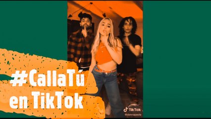 Danna Paola pegó su #CallaTú hasta en TikTok ¿Ya realizaste este trend?