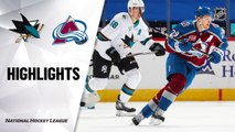 Sharks @ Avalanche 01/26/2021 | NHL Highlights
