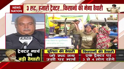 किसान आंदोलन और ट्रैक्‍टर रैली पर क्‍या कहते हैं कृषि मंत्री नरेंद्र सिंह तोमर?