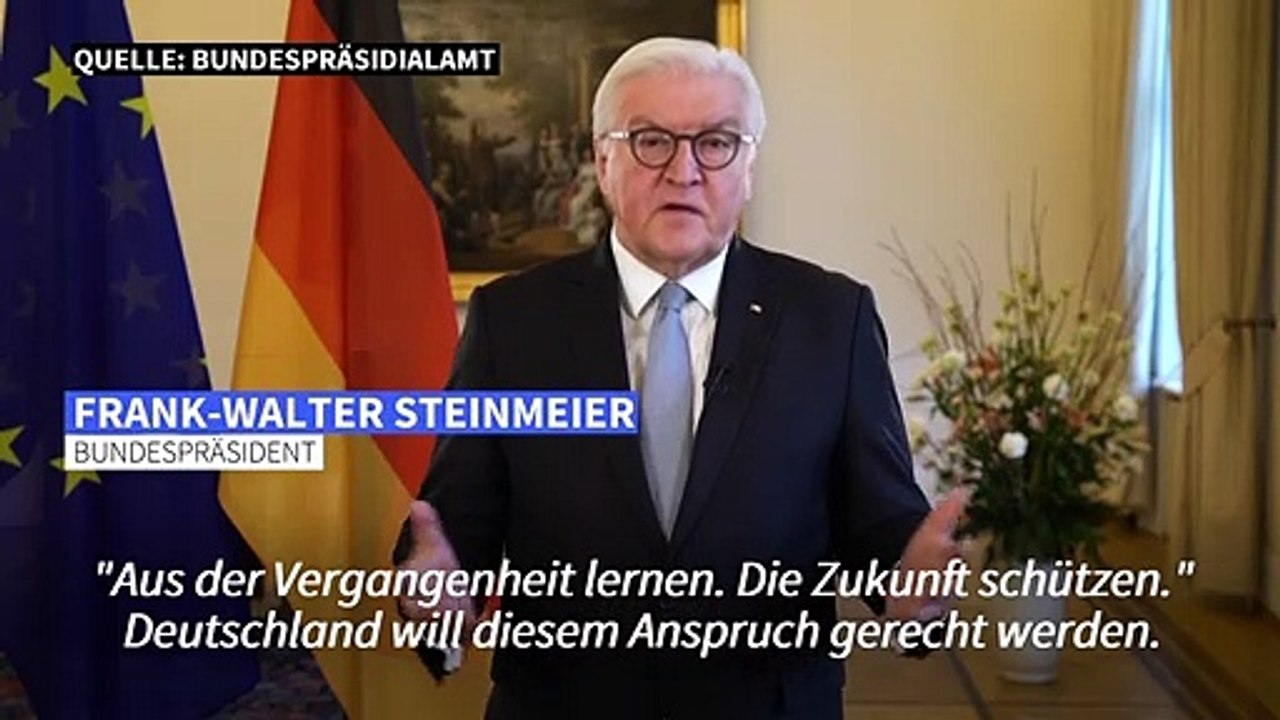 Steinmeier ruft zum Eintreten gegen Antisemitismus auf