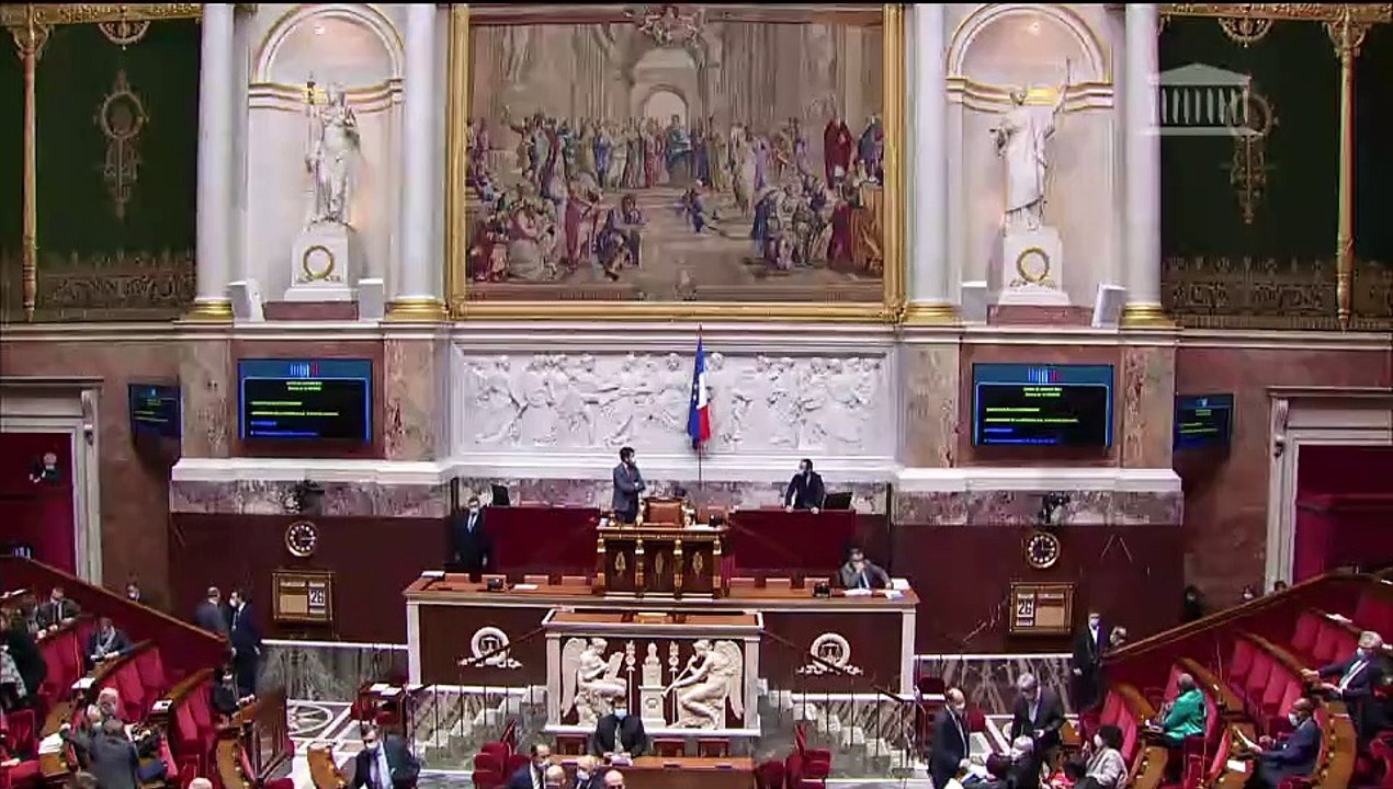 2ème séance : Questions au Gouvernement ; Approbation de la décision (UE, Euratom) 2020/2053 du Conseil du 14 décembre 2020 ; Lutte contre la maltraitance animale - Mardi 26 janvier 2021