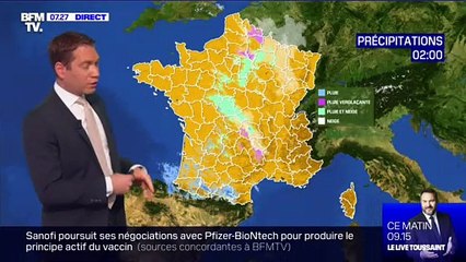 La météo pour ce mercredi 27 janvier 2021