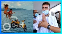 Terjunkan Motor Ke Laut Sampai Gelar Pesta Tanpa Prokes, WNA Rusia Dideportasi dari Bali - TomoNews