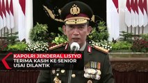 Kapolri Jenderal Listyo Terima Kasih ke Senior Usai Dilantik