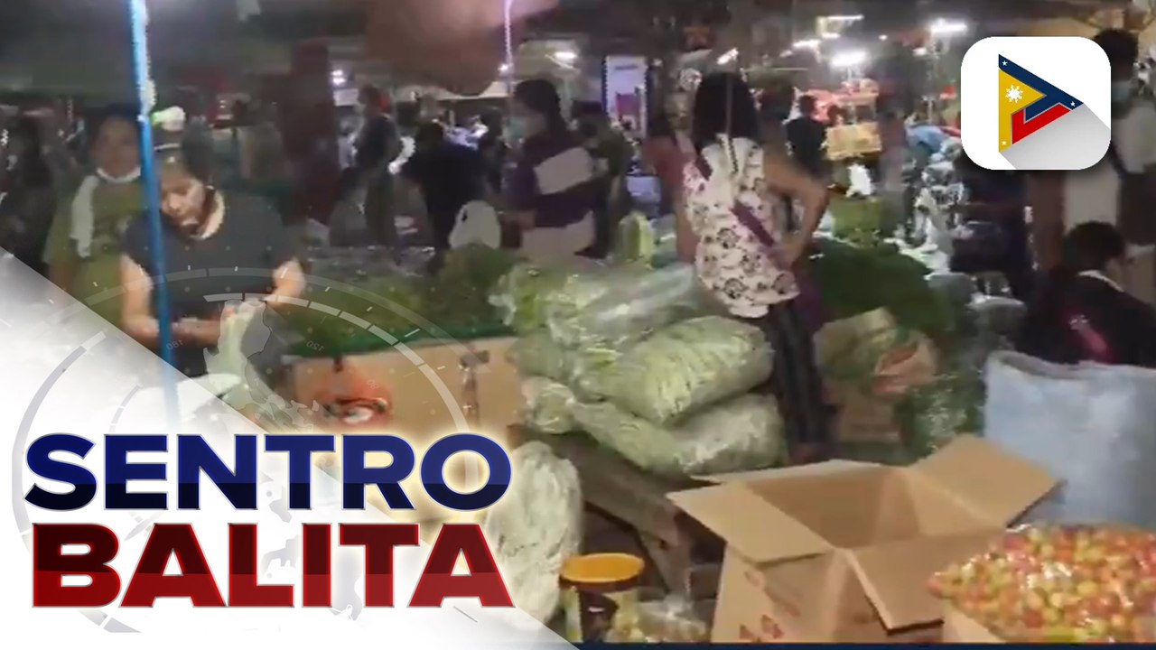 Tone-toneladang gulay mula sa Central Luzon. dumating sa Balintawak Market