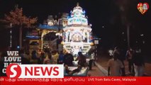 Annual Thaipusam journey of Lord Murugan's chariot to Batu Caves proceeds smoothly