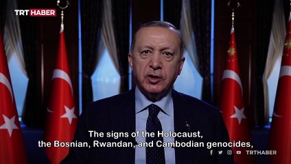 Cumhurbaşkanı Erdoğan soykırım kurbanlarını andı