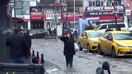 Silivri’de kar yağışı etkili oluyor