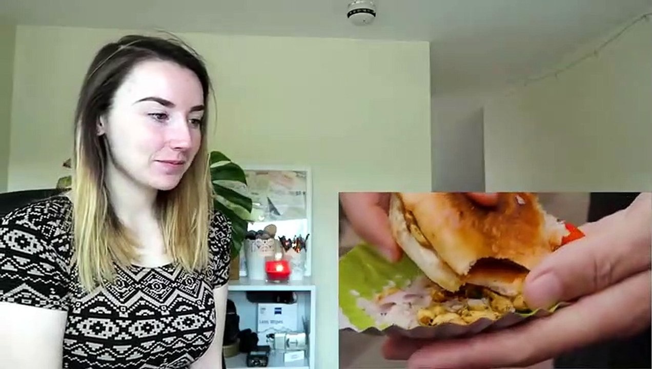 - British Girl Reacts to 100 Food Challenge in Mumbai  Street Food India_