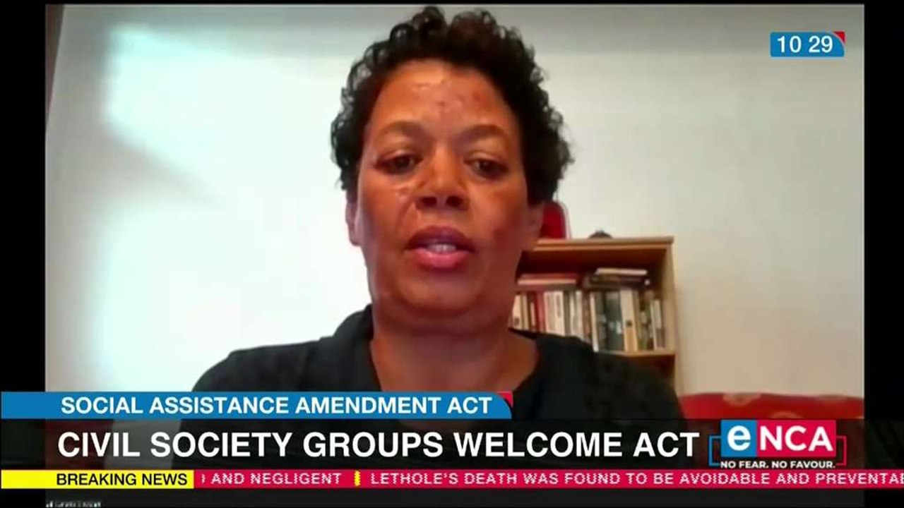Civil society group welcomes social grant Act