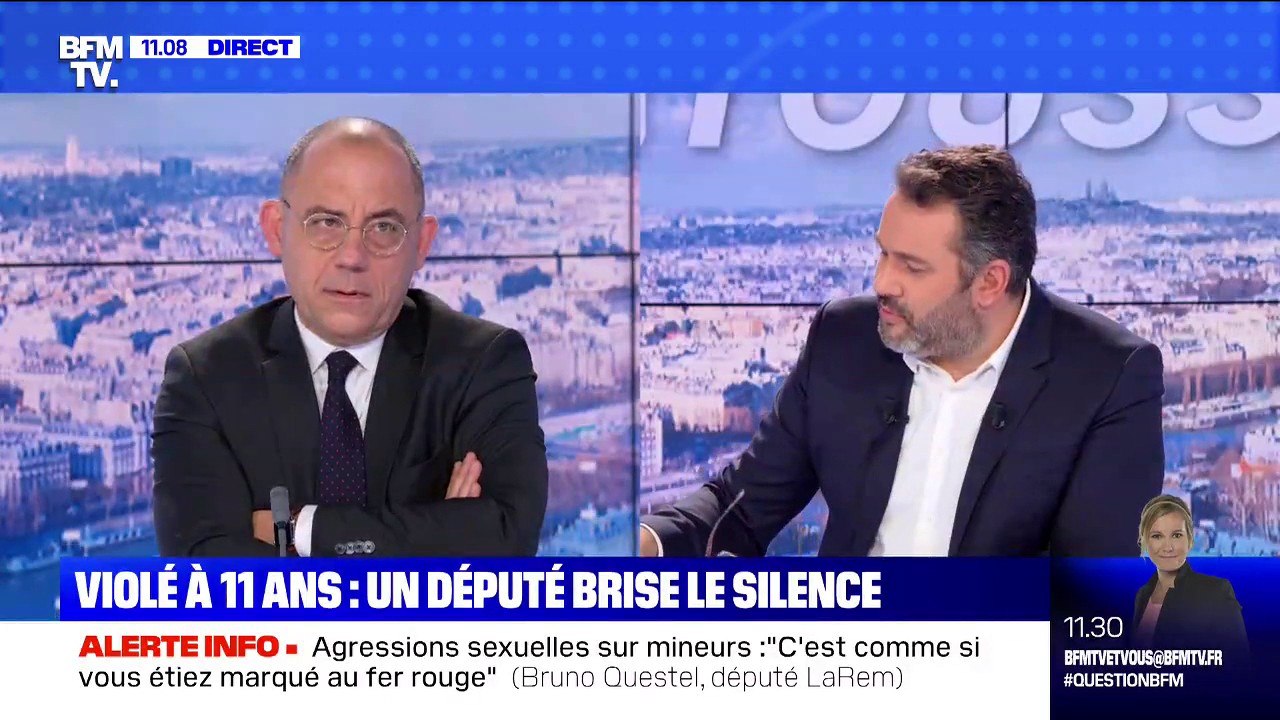 Agressions sexuelles sur mineurs: pour le député Bruno Questel, "c'est comme si vous étiez marqué au fer rouge"