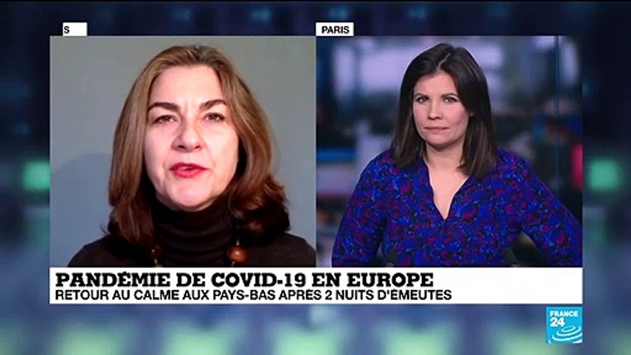 Pandémie de Covid-19 en Europe : retour au calme aux Pays-Bas après plusieurs nuits d'émeutes