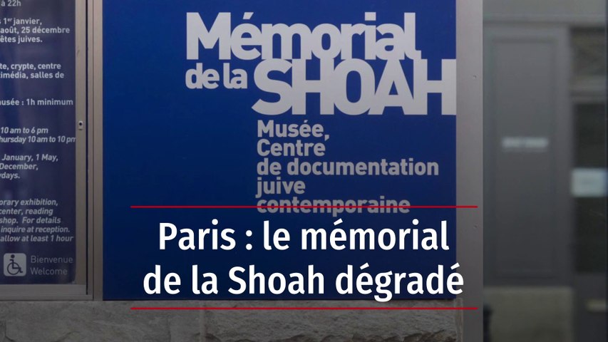 Ref:x7yxx5g Paris : le mémorial de la Shoah dégradé