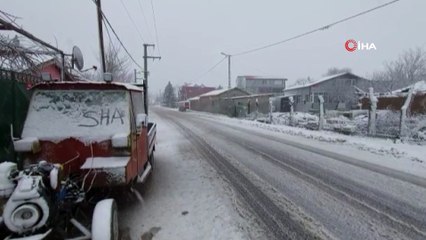 Silivri beyaza büründü